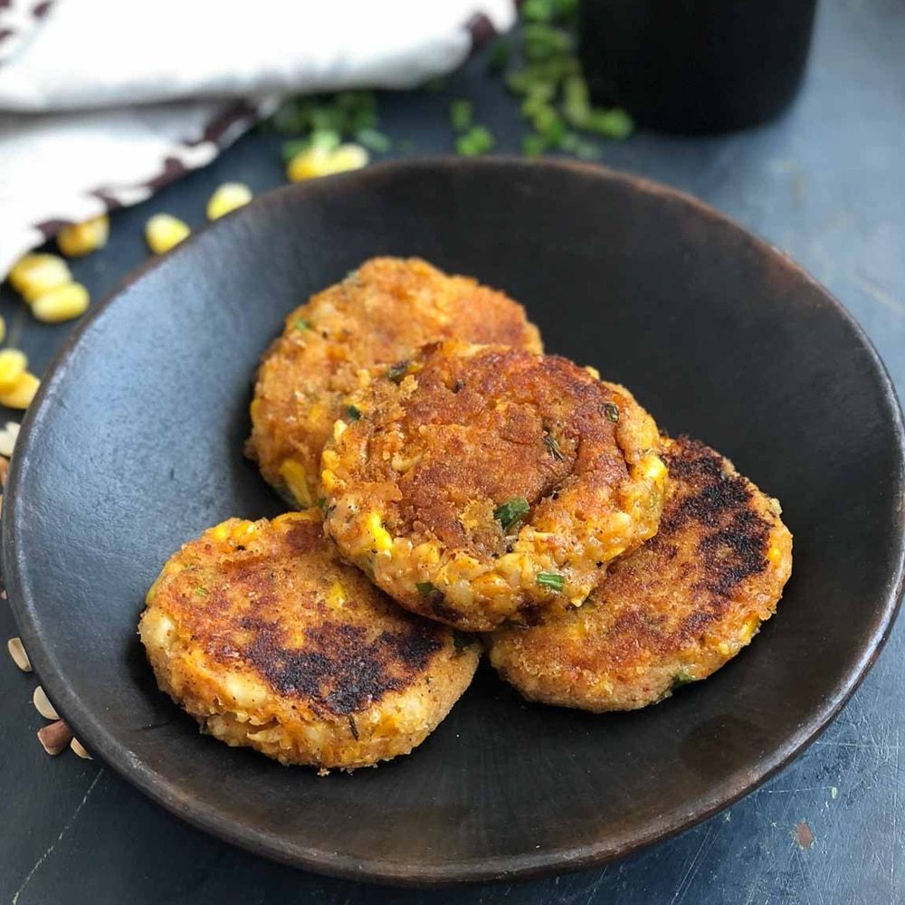 methi  corn  tikka