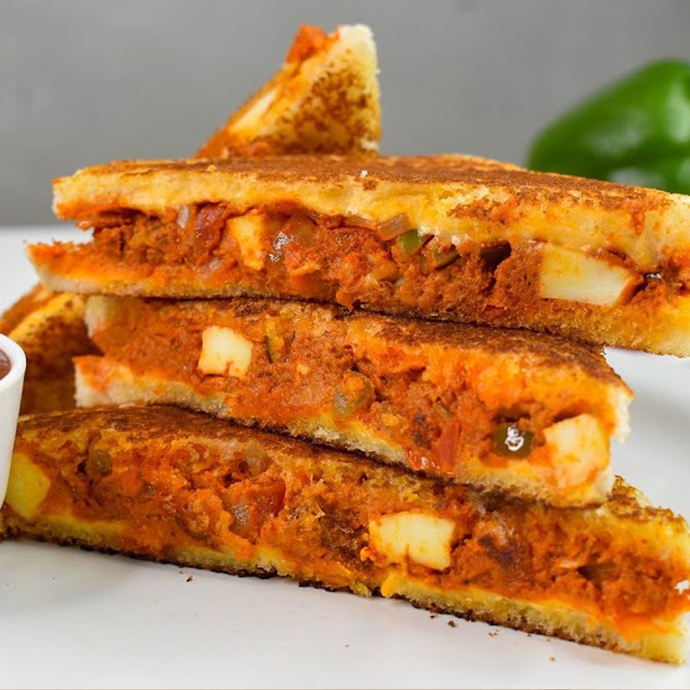 paneer tikka sandwich