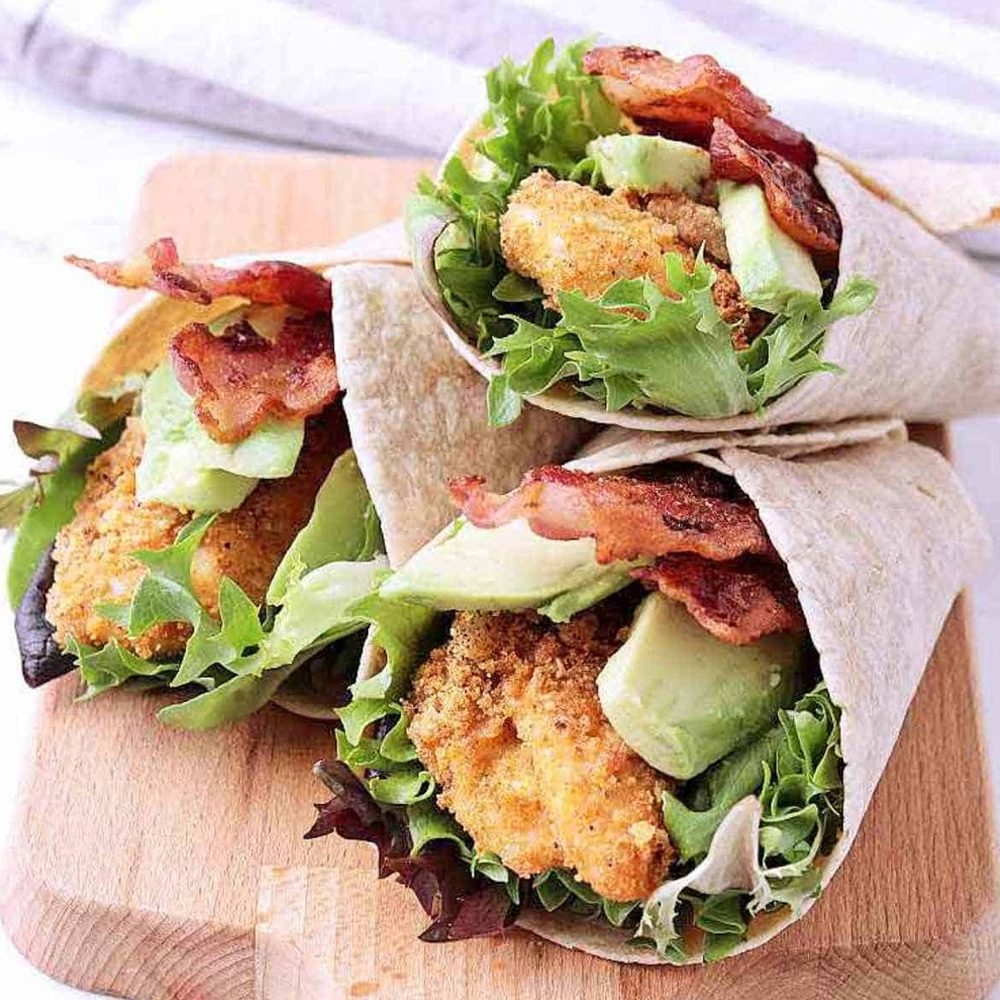 roasted chicken  wrap