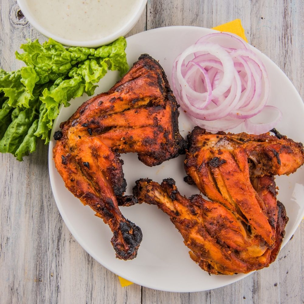 tandoori  chicken  half