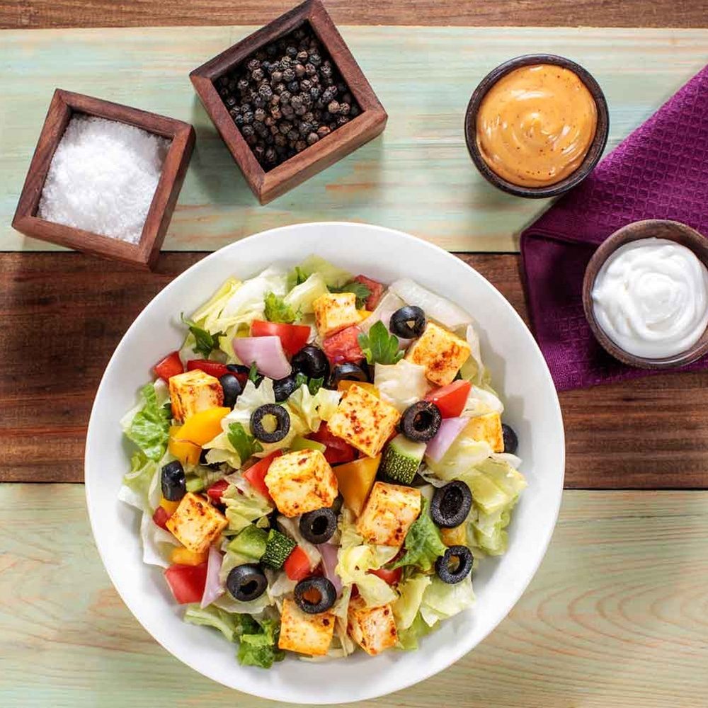 tandoori  paneer  salad